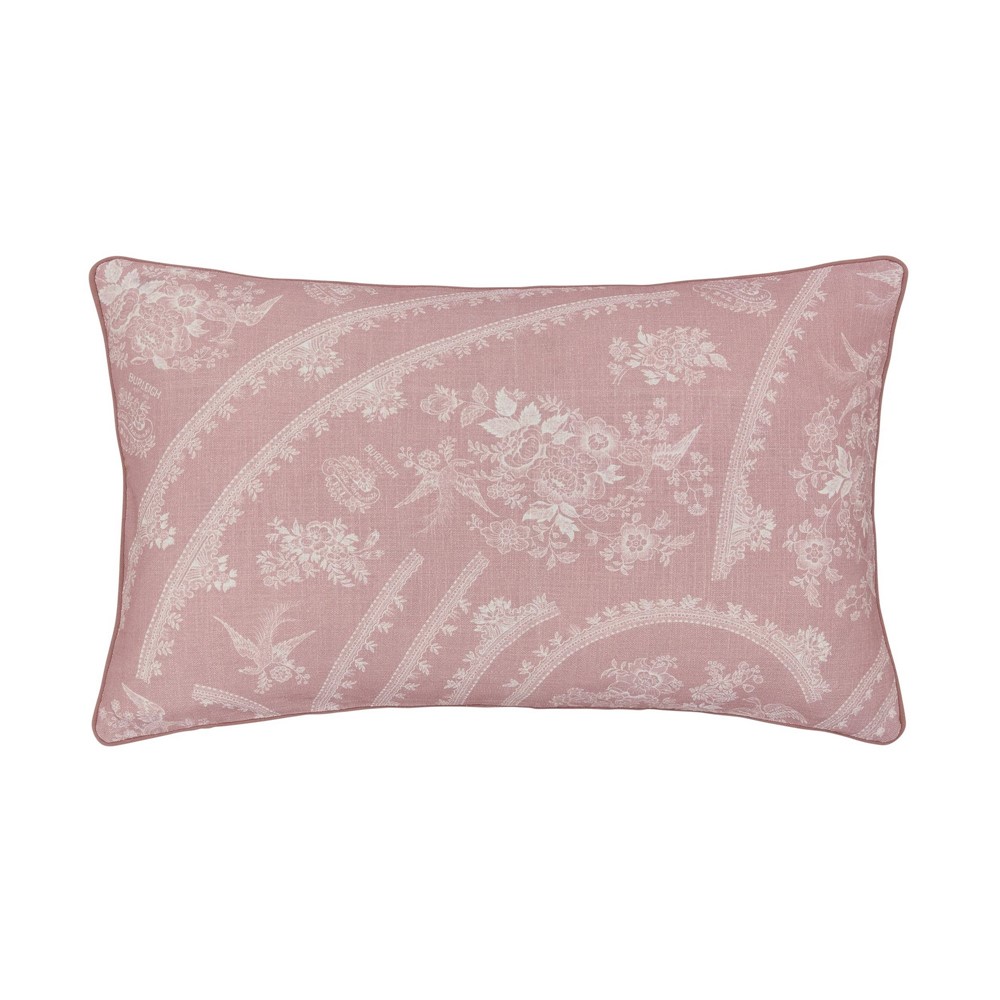 Asiatic Pheasants Cushion by Burleigh X Bedeck of Belfast in Pink